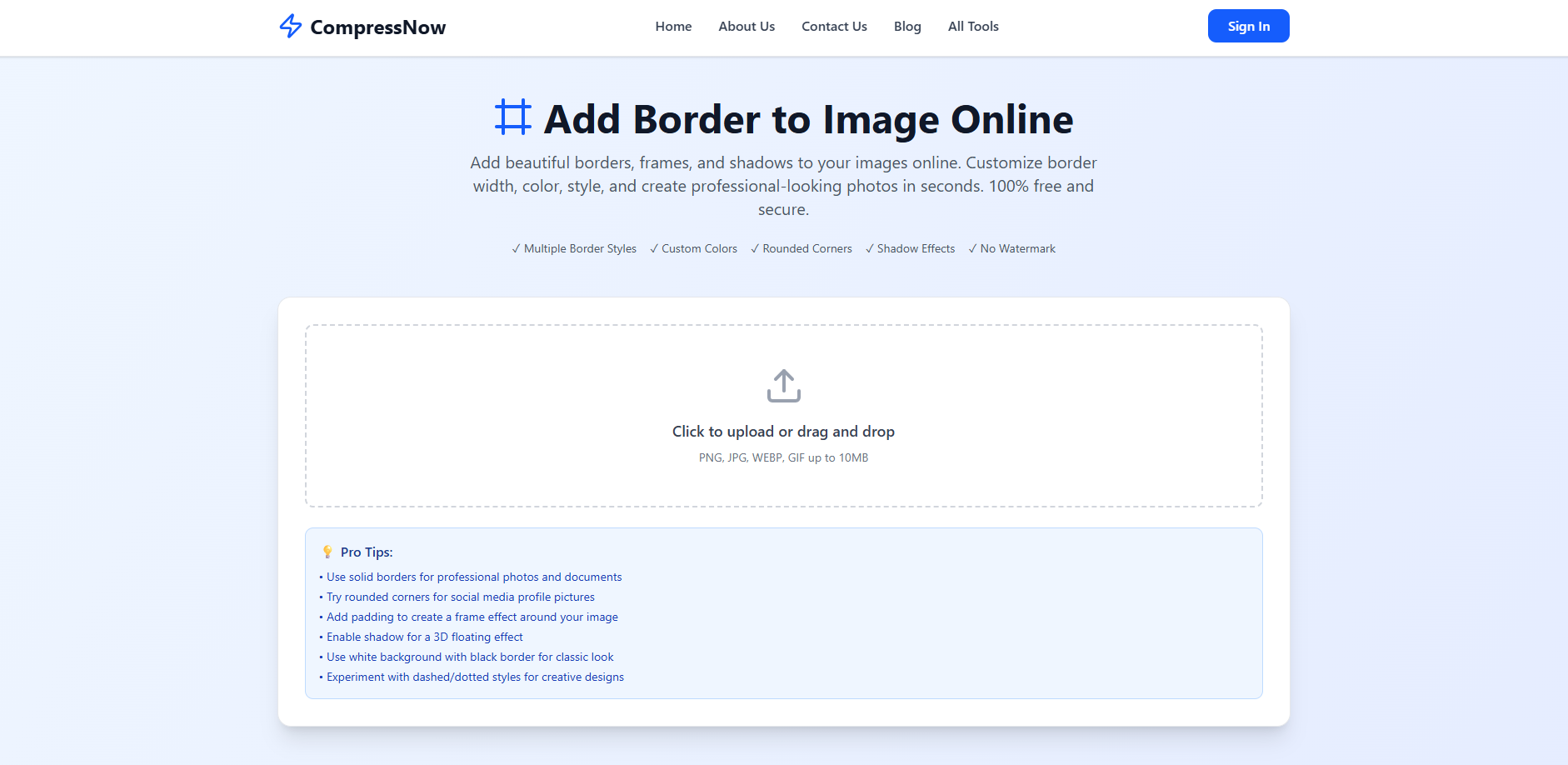 Add White Border to Image