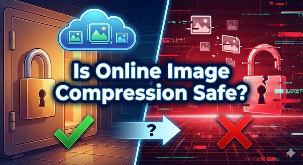 Is image compression safe