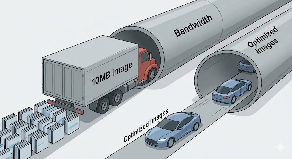 How Large Images Slow Down Websites